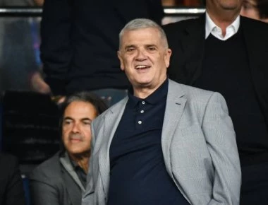 Ο Δημήτρης Μελισσανίδης στην προπόνηση της ΑΕΚ